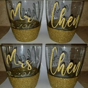 Mr & Mrs Whiskey Glasses